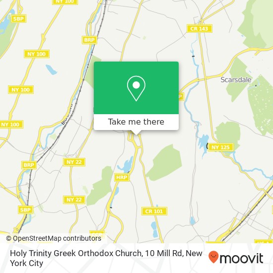 Mapa de Holy Trinity Greek Orthodox Church, 10 Mill Rd