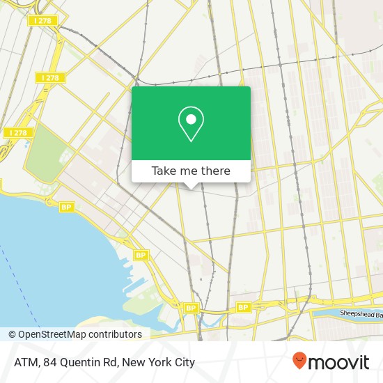 Mapa de ATM, 84 Quentin Rd