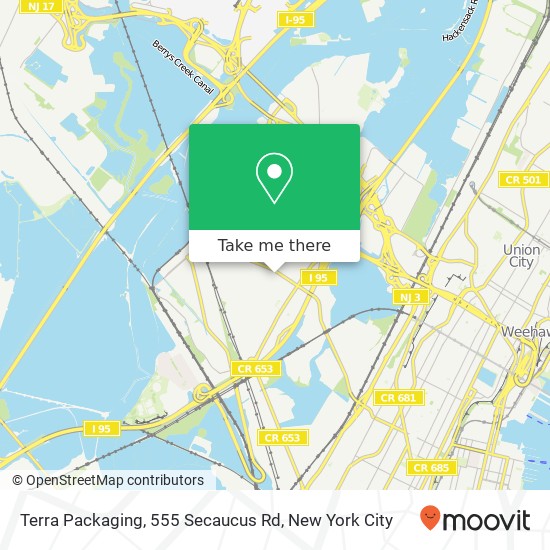 Terra Packaging, 555 Secaucus Rd map