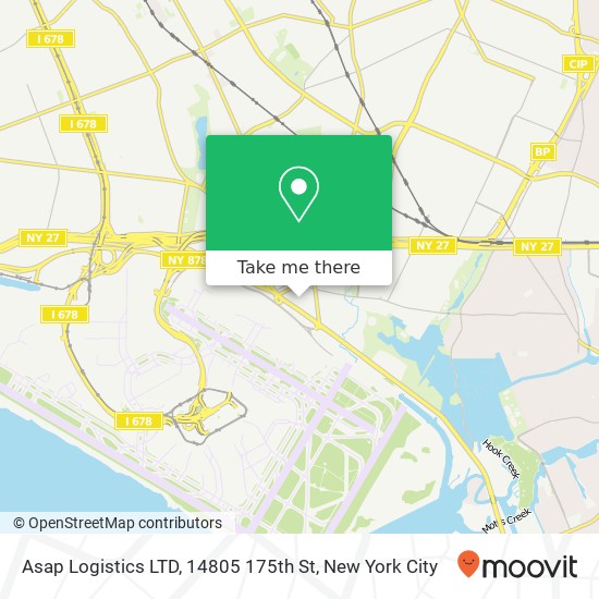 Mapa de Asap Logistics LTD, 14805 175th St