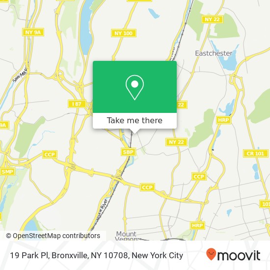 19 Park Pl, Bronxville, NY 10708 map