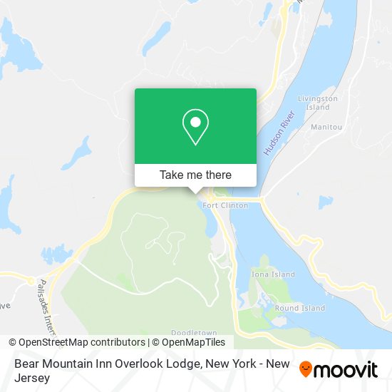 Mapa de Bear Mountain Inn Overlook Lodge