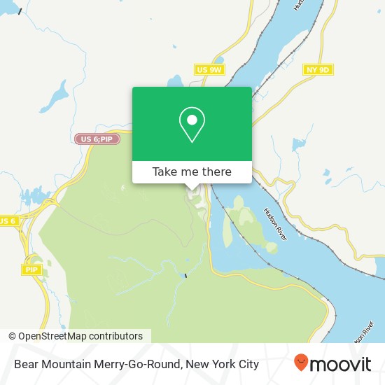 Bear Mountain Merry-Go-Round map