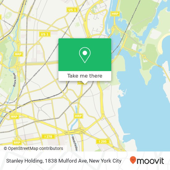 Stanley Holding, 1838 Mulford Ave map