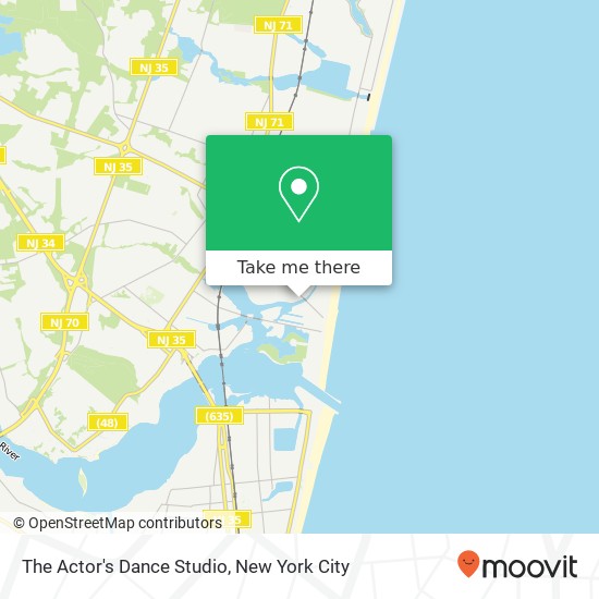 Mapa de The Actor's Dance Studio