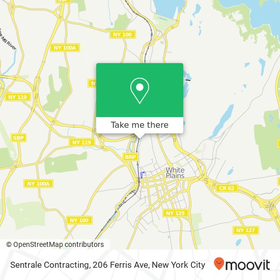 Mapa de Sentrale Contracting, 206 Ferris Ave