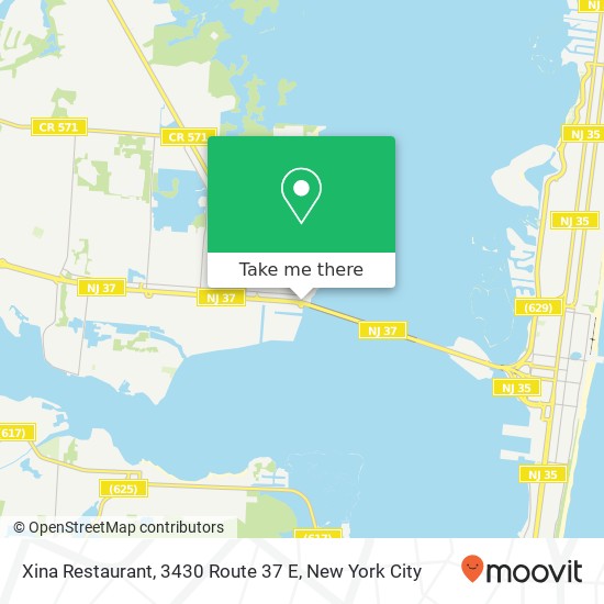 Xina Restaurant, 3430 Route 37 E map