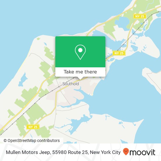 Mullen Motors Jeep, 55980 Route 25 map