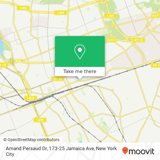 Mapa de Amand Persaud Dr, 173-25 Jamaica Ave