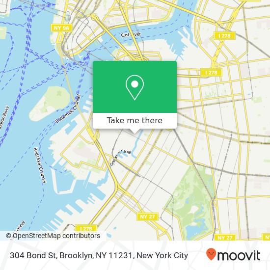 304 Bond St, Brooklyn, NY 11231 map