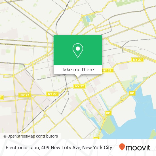 Electronic Labo, 409 New Lots Ave map