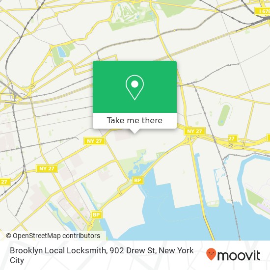 Brooklyn Local Locksmith, 902 Drew St map