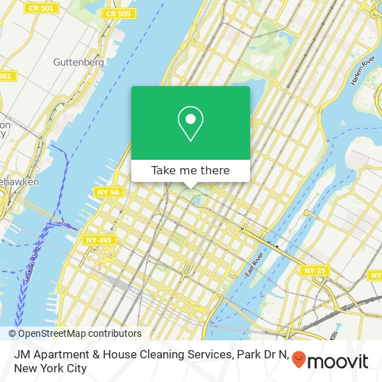 Mapa de JM Apartment & House Cleaning Services, Park Dr N