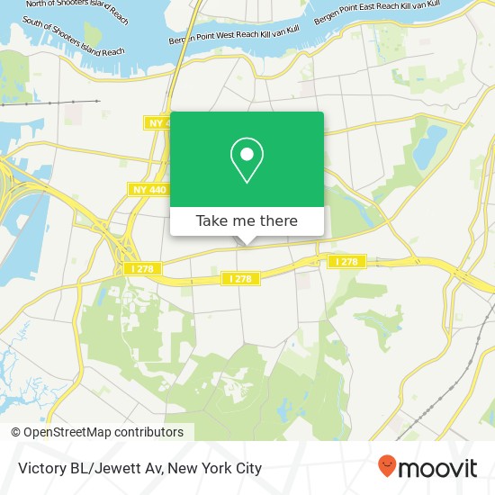 Victory BL/Jewett Av map