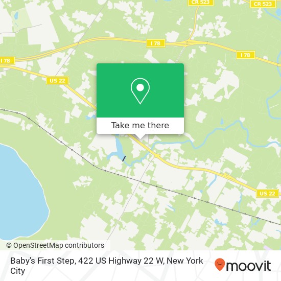 Mapa de Baby's First Step, 422 US Highway 22 W