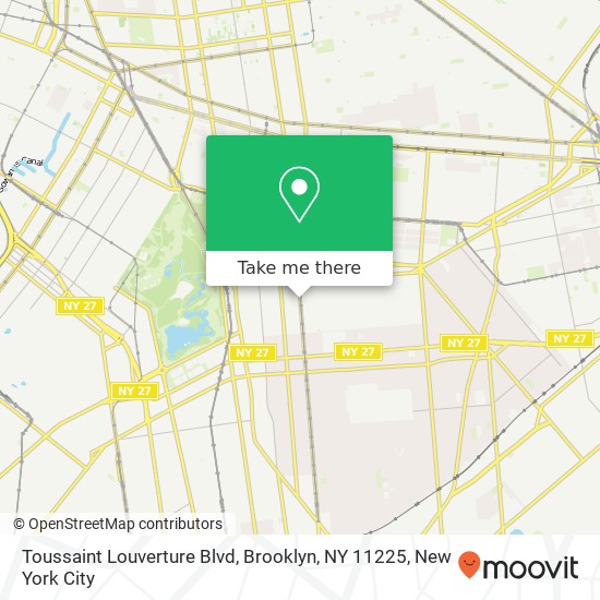 Toussaint Louverture Blvd, Brooklyn, NY 11225 map