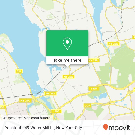 Mapa de Yachtsoft, 49 Water Mill Ln