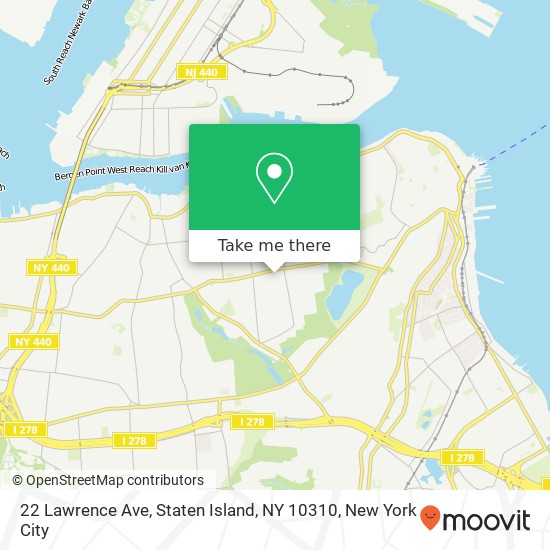 22 Lawrence Ave, Staten Island, NY 10310 map