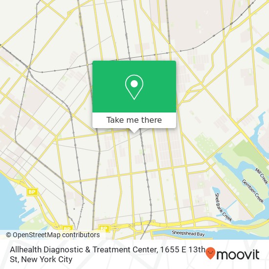 Allhealth Diagnostic & Treatment Center, 1655 E 13th St map