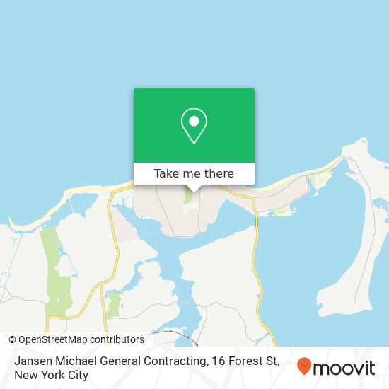 Mapa de Jansen Michael General Contracting, 16 Forest St