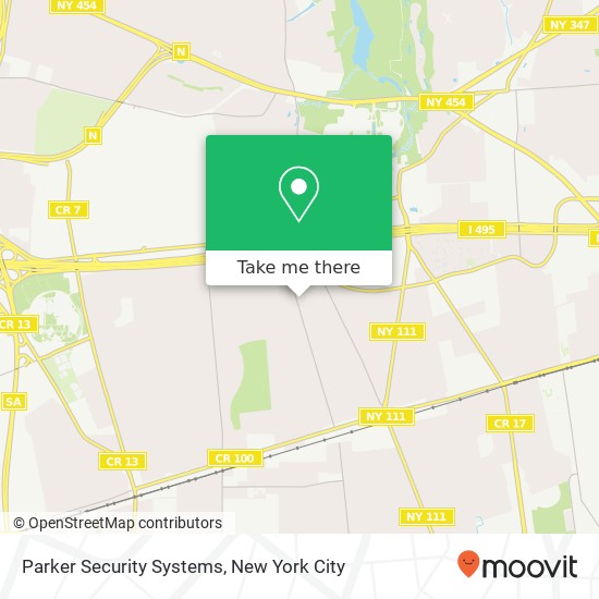 Parker Security Systems map