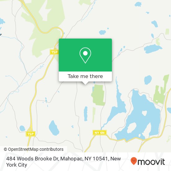 484 Woods Brooke Dr, Mahopac, NY 10541 map