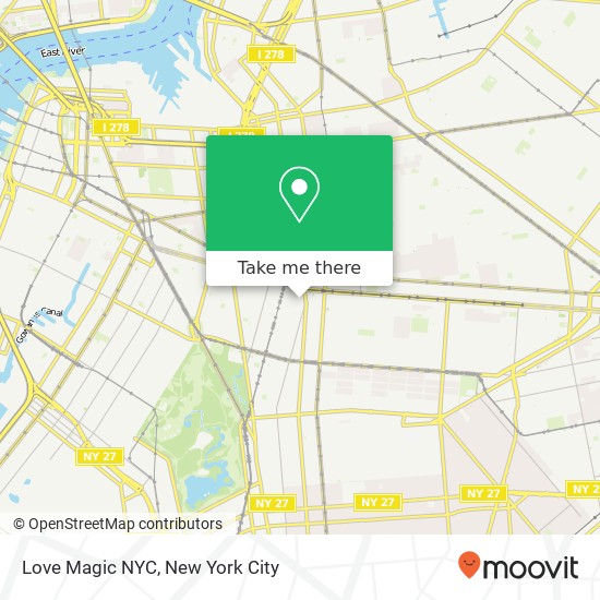 Love Magic NYC map