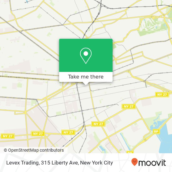 Levex Trading, 315 Liberty Ave map