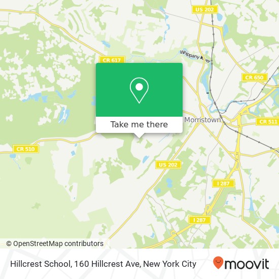 Mapa de Hillcrest School, 160 Hillcrest Ave