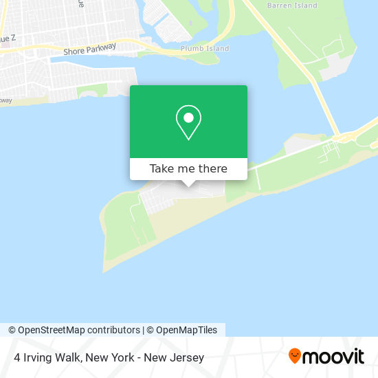 4 Irving Walk map