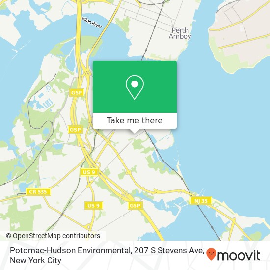 Potomac-Hudson Environmental, 207 S Stevens Ave map