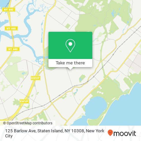 125 Barlow Ave, Staten Island, NY 10308 map