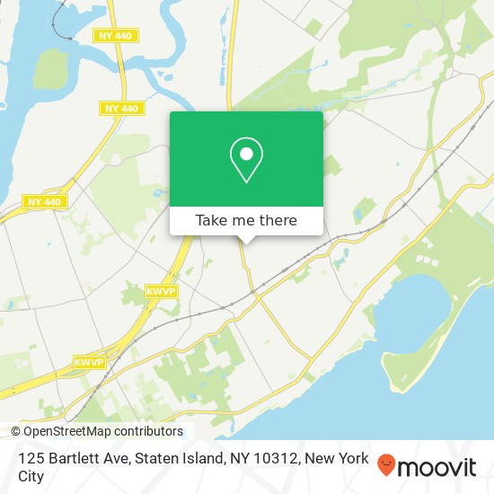 125 Bartlett Ave, Staten Island, NY 10312 map