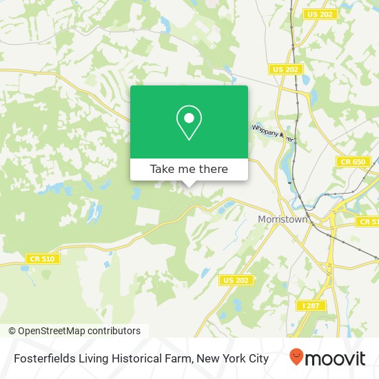 Mapa de Fosterfields Living Historical Farm, 73 Kahdena Rd