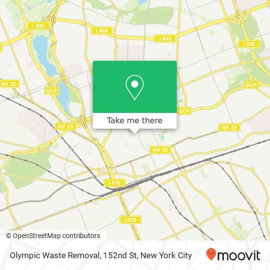 Mapa de Olympic Waste Removal, 152nd St