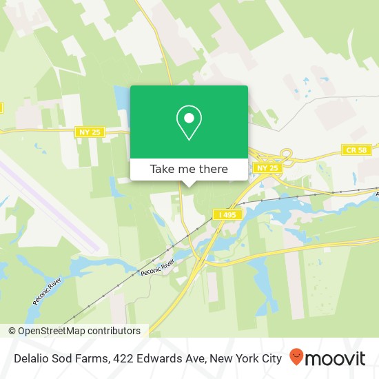 Mapa de Delalio Sod Farms, 422 Edwards Ave