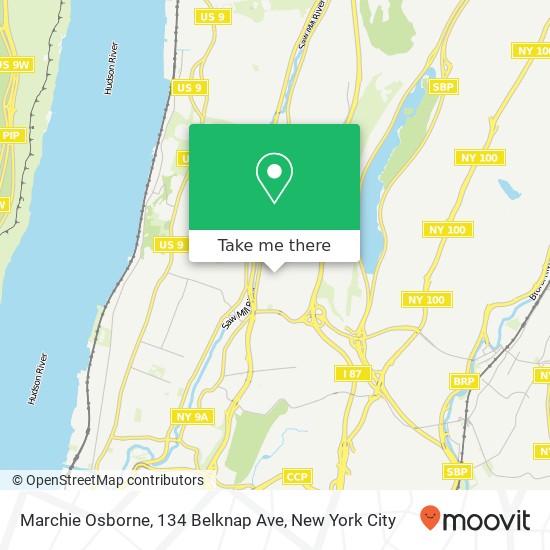 Mapa de Marchie Osborne, 134 Belknap Ave