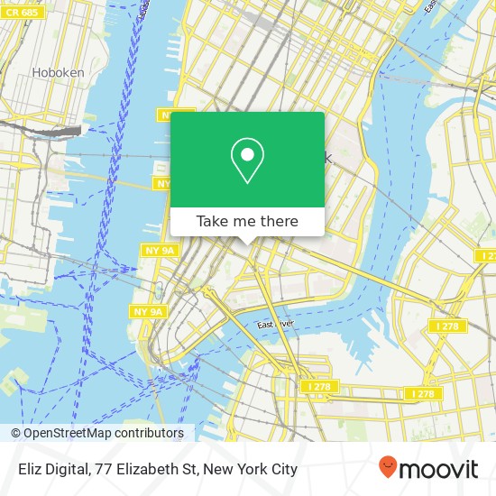 Mapa de Eliz Digital, 77 Elizabeth St