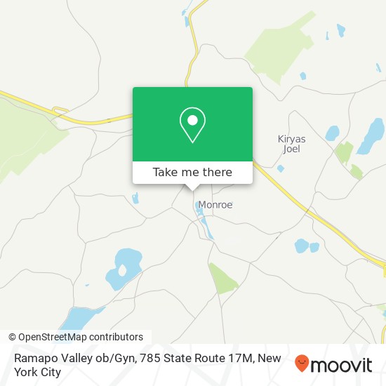 Ramapo Valley ob / Gyn, 785 State Route 17M map