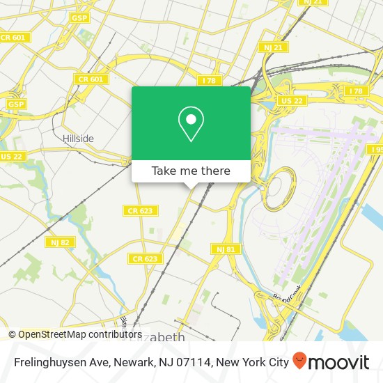 Frelinghuysen Ave, Newark, NJ 07114 map