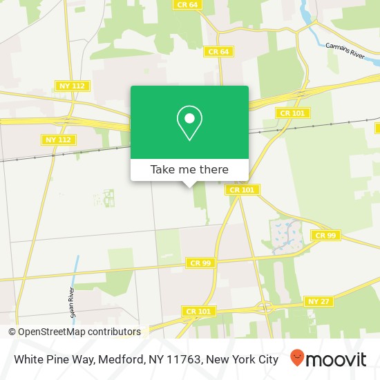 White Pine Way, Medford, NY 11763 map