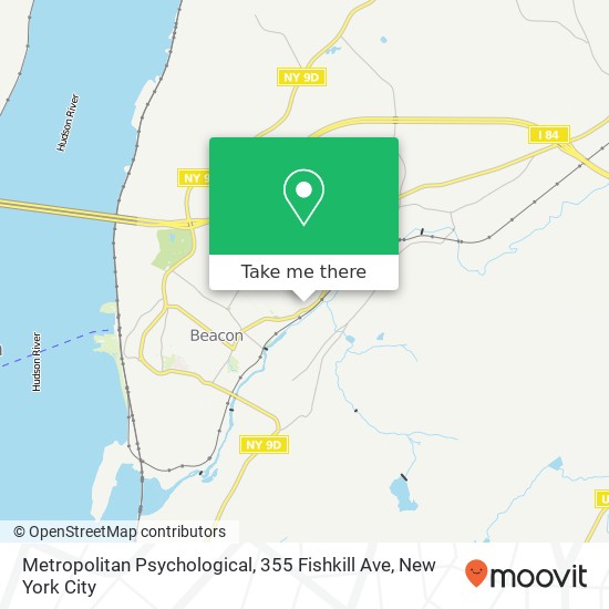 Metropolitan Psychological, 355 Fishkill Ave map