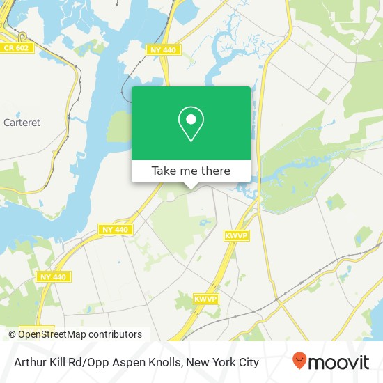 Mapa de Arthur Kill Rd / Opp Aspen Knolls