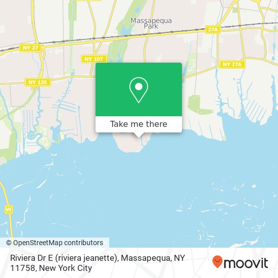 Riviera Dr E (riviera jeanette), Massapequa, NY 11758 map