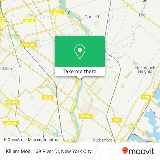 Mapa de Killam Mos, 169 River Dr