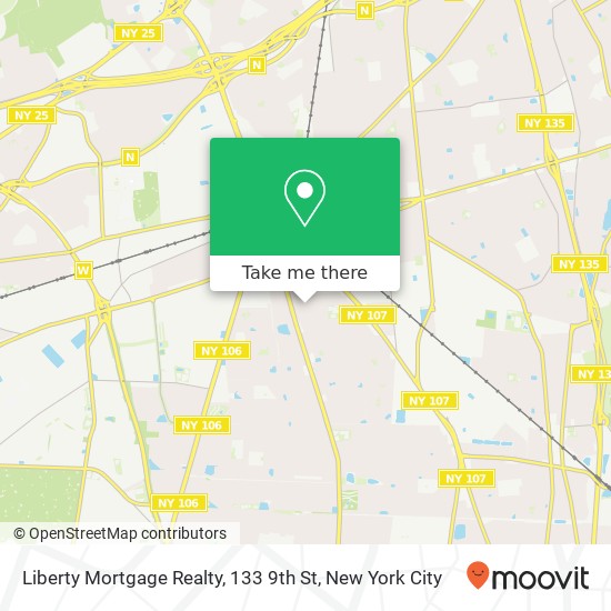 Mapa de Liberty Mortgage Realty, 133 9th St