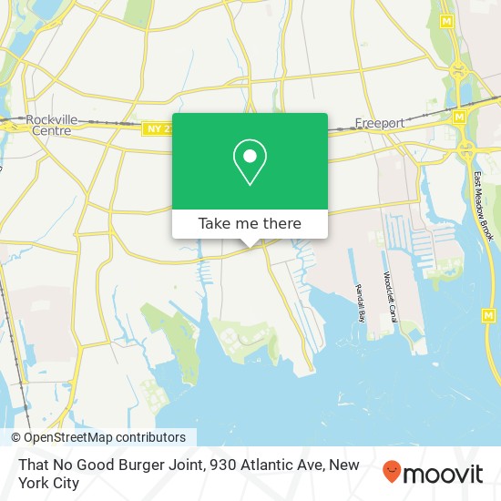 That No Good Burger Joint, 930 Atlantic Ave map