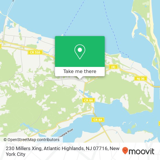 230 Millers Xing, Atlantic Highlands, NJ 07716 map