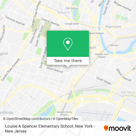 Louise A Spencer Elementary School map