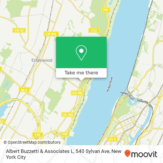 Mapa de Albert Buzzetti & Associates L, 540 Sylvan Ave